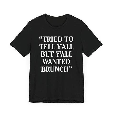 Make a bold statement with the “Nicki Minaj Tried to Tell Y’all but Y’all Wanted Brunch” t-shirt. Perfect for fans of Nicki Minaj and witty cultural commentary, this shirt is a fun way to blend humor, music, and a hint of sass. Comfortable and stylish, it’s great for casual outings or making a statement at [...] The post Tell Y’all but Y’all Wanted Brunch T-Shirt appeared first on Teesperky.