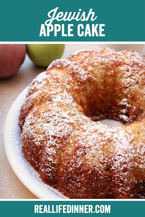 Jewish Coffee Cake Recipe, Jewish Apple Cake Recipe, Jewish Apple Cake, Apple Bundt Cake Recipes, Chicke Recipes, Apple Cake Recipe, Apples Cinnamon, Chilled Desserts, Yummy Fall Recipes