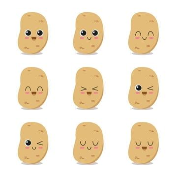 Potato Tattoo Cute, Potato Tattoos, Cute Potato Cartoon, Potato Tattoo, Potato Cartoon, Potato Character, Potato Drawing, Potato Art, Cartoon Potato