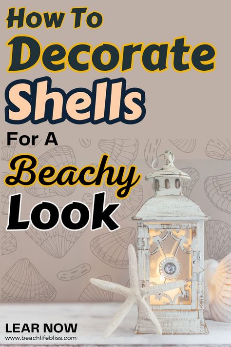 Shells are ideal to place in glass, wood, ceramic and wicker bowls. The receptacle can be either plain or decorated. Coastal decorations include neutral color twines or rope. Attaching shells to the outside is also a nice idea. Read the blog to learn more ways to decorate your home. #airbnb #decor #shells #beachhouse Shells At The Beach, Airbnb Decor, Wood Ceramic, Beach House Design, Beach Cottage Style, Air B And B, Beach Cottages, How To Decorate, Coastal Style