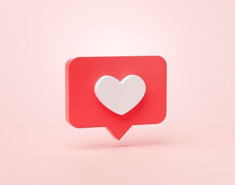 Heart shape or favorite social media not... | Free Photo #Freepik #freephoto #favorite #chat-3d #message-3d #like-3d Cartoon Banner, Banner Website, 3d Heart, 3d Background, 3d Cartoon, Speech Bubble, Photo Heart, Creative Posters, Heart Sign