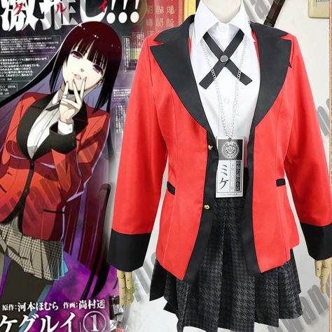 Smarter Shopping, Better Living! Aliexpress.com Anime Kakegurui Yumeko, Kakegurui Yumeko, Kakegurui Cosplay, Anime Kakegurui, Jabami Yumeko, School Uniform Dress, Yumeko Jabami, Uniform Dress, Japanese School