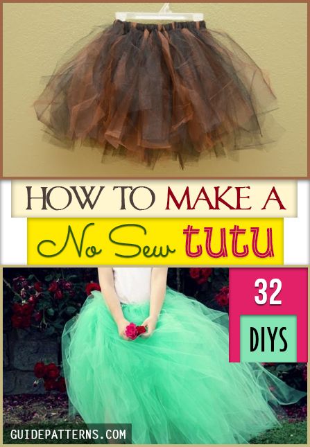 How to Make a No Sew Tutu: 32 DIYs | Guide Patterns Make A Tutu, Green Tulle Skirt, Diy Tulle Skirt, Diy Tutus, Tulle Crafts, No Sew Tutu, Tutu Tutorial, How To Make Tutu, Diy Tutu