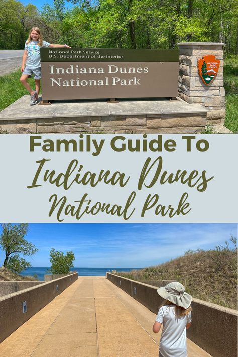 Indiana Dunes National Park With Kids, Indiana Sand Dunes National Park, National Parks For Kids, Indiana Sand Dunes, National Parks With Kids, Indiana Vacation, Indiana Dunes State Park, Junior Ranger, Michigan City Indiana