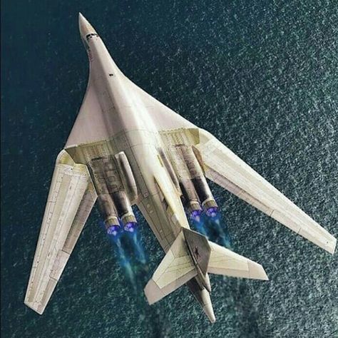 #Tupolev Tu-160 Blackjack Long-range strategic bomber💥💥💥 . 👉The Tu-160 (Western reporting name Blackjack) is the world's largest… Supersonic Aircraft, Russian Plane, Russian Air Force, Military Jets, Jet Aircraft, Jet Plane, Aircraft Design, Space Shuttle, Fighter Planes