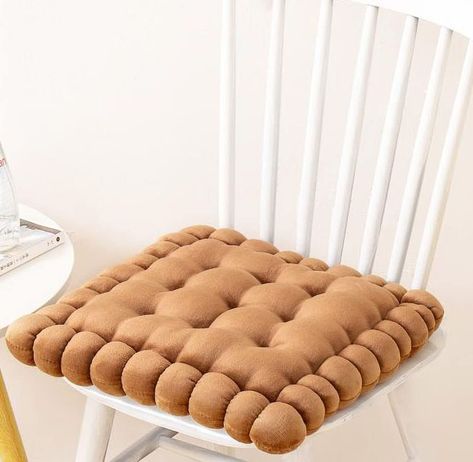 PRICES MAY VARY. High quality chair cushion: Plush milk velvet seat cushion, soft and comfortable to the touch, full filled with PP cotton inside, making the chair cushion more elastic, providing you with maximum comfort. Size: The size of our round biscuit cushion and square cookie cushion is 15.75 inch(40cm), for your better shopping experience, please measure the size of your home chair or sofa before you buy. Cute cookie shape: Cute cookie chair cushion provides a new look for your home or f Seat Pillow, Velvet Cookies, Cozy Seats, Tatami Mat, Floor Seating, Soft Seating, Sofa Home, Bedroom Flooring, Pillow Forms