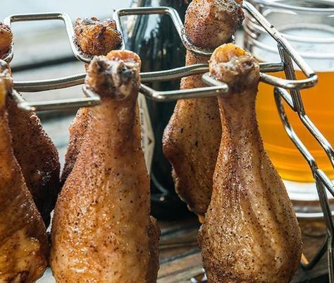 BBQ Chicken Drumsticks | Traeger Grills Traeger Drumsticks, Grilled Drumsticks, Traeger Chicken, Banana Dog Treat Recipe, Bbq Chicken Drumsticks, Traeger Cooking, Traeger Grill Recipes, Bbq Chicken Thighs, Traeger Recipes