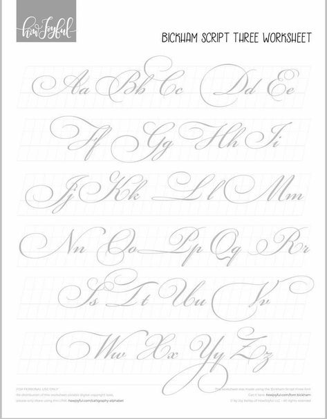 Elevate your social media graphics with these 5 script fonts that are sure to make your posts pop. They're easy to use and will help you create eye-catching visuals that will engage Florish Lettering, Copperplate Calligraphy Alphabet, Calligraphy Alphabet Tutorial, Calligraphy Writing Styles, Hand Lettering Practice Sheets, Calligraphy Letters Alphabet, Calligraphy Fonts Alphabet, Lettering Styles Alphabet, Hand Lettering Worksheet