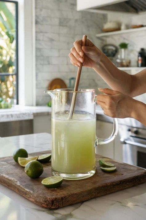 Easy Pitcher Margarita Recipe with Natural Ingredients Authentic Margarita Recipe, Large Batch Margarita Recipe, Large Batch Cocktails, Margarita Pitcher Recipe, Agave Margarita Recipe, Drinks With Alcohol, Best Summer Drinks, Fresh Margarita Recipe, Pitcher Margarita Recipe