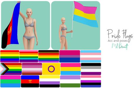 Pride Flag Poses, Flag Poses, Single Poses, Cc Makeup, Sims Characters, Ts4 Mods, Sims Clothes, 4 Poses, Sims 4 Cc Makeup