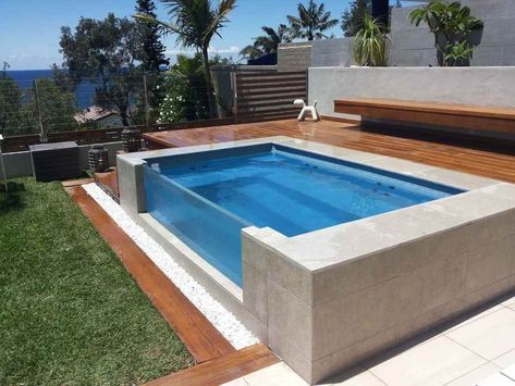 Ideas Habitacion, Raised Pools, Ideas De Piscina, Small Inground Pool, Best Above Ground Pool, Modern Pool, Above Ground Pools, Above Ground Pool Ideas, Luxury Swimming Pools