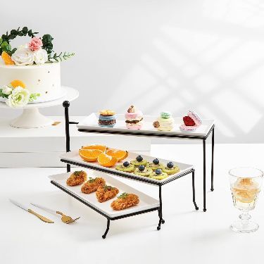 3 Tier Serving Tray, Tiered Serving Stand, Three Tier Stand, Food Display Stands, Desserts Cupcakes, Tiered Tray Stand, Serving Stand, Dessert Display, Tiered Stand