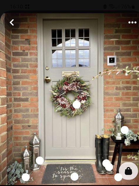 Off White Front Door Color, Garden Ideas Patio, Patio Ideas Backyard, Patio Garden Ideas, Barn Exterior, Front Doors Uk, Porch Extension, Patio Ideas On A Budget, House Renovation Design