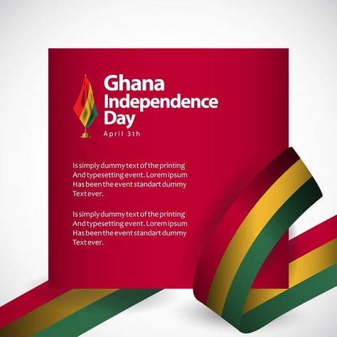 Independence Day Design Ideas, Ghana Independence Day Flyer, Independence Day Flyer Design, Ghana Independence Day, Ghana Independence, Independence Day Flyer, Independence Day Design, Psd Free Photoshop, Independent Day