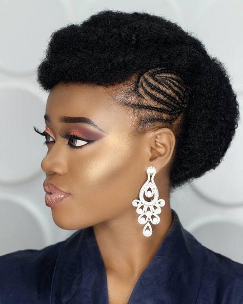 Elegant Hairstyles For Nigerian Brides Nigerian Wedding Hairstyles, Natural Bridal Hair, Natural Hair Wedding, Black Hair Updo Hairstyles, Natural Wedding Hairstyles, Natural Hair Bride, Bridal Hair Inspiration, African Hair Braiding Styles, Natural Hair Twists