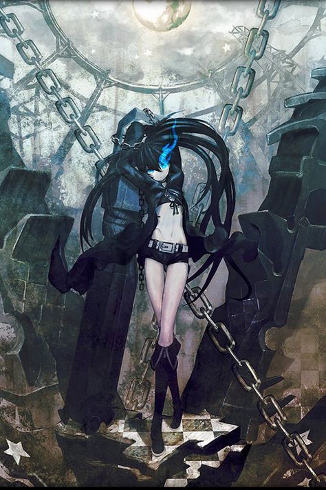 Black rock shooter :) Black Rock Shooters, Arm Cannon, Black Rock Shooter, Black Rock, Japanese Anime, Hatsune Miku, Cosplay Anime, Vocaloid, Anime Images