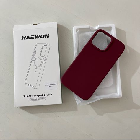 Iphone 14 Pro Max Case New Color : Wine Red From Kids Pets N Smoke Free House Burgundy Phone Case, Iphone 14pro Max Case, Red Iphone Case Ideas, Dark Red Phone Case, Iphone 14pro Case, Red Phone Case, Casetify Case, Red Iphone Case, Creative Iphone Case