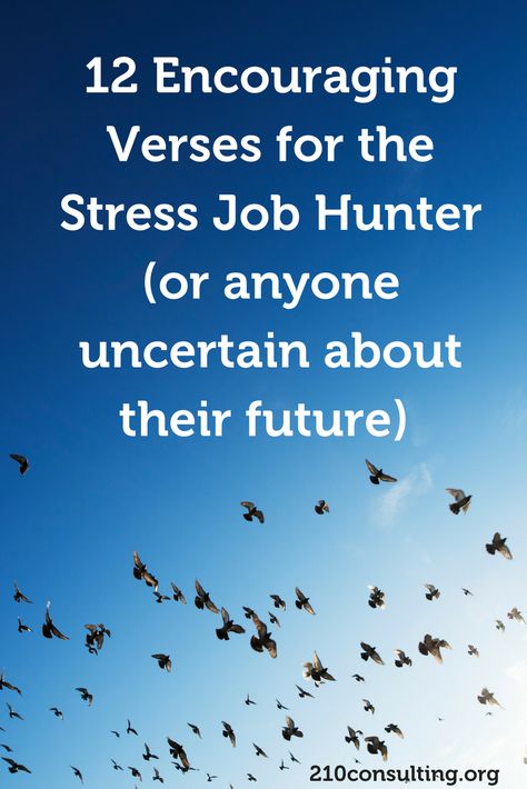 Encouragement for the Heart of the Stressed Job Hunter (or anyone uncertain about their future) via @210consulting Quotes About Losing Your Job, Job Bible Verse, Losing You Quotes, Job Bible, Job Search Motivation, Encouraging Verses, Lost Quotes, Favorite Verses, Job Quotes