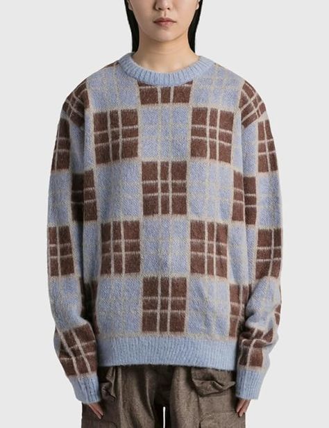 Amazon.com: AWAKE, Women's Checke Mohair Sweater : Luxury Stores Supreme Brand, Awake Ny, Chic Fall Outfits, Sweater For Women, Innovative Fashion, Mohair Sweater, Home Lifestyle, Outfit Inspo Fall, Cool Sweaters