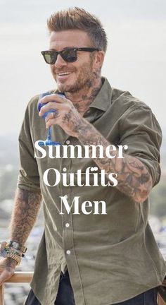 Man’s Summer Outfit, Men’s Smart Casual Outfits Summer, David Beckham Style Outfits 2022, Casual Summer Outfits For Men Over 40, David Beckham Casual Outfits, Men College Outfits Summer, Men's Style 40's, Men’s Fashion 40 Year Old, Mens Outfits 40s