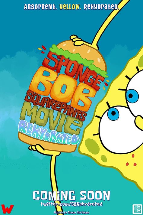 The SpongeBob SquarePants Movie Rehydrated (2021) Spongebob Campaign Poster, Spongebob Movie Poster, Film Spongebob, Spongebob Poster, Nickelodeon Movies, Spongebob Squarepants Movie, Spongebob Comics, Spongebob Movie, Zodiac Signs Pictures