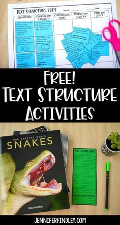 Informational Text Structure Activities, Text Structures 3rd Grade, Nonfiction Text Structures, 4th Grade Enrichment Activities, Non Fiction Text Features, Informational Text Activities, Teaching Text Structure, Text Structure Activities, Text Structure Worksheets