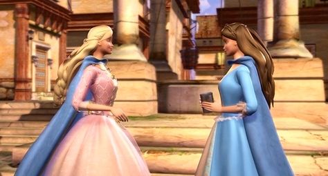 Barbie Princess and the Pauper First meeting Barbie Princess And The Pauper, The Princess And The Pauper, Barbie Song, Princess Charm School, 12 Dancing Princesses, Barbies Pics, Princess And The Pauper, Princess Movies, Childhood Movies