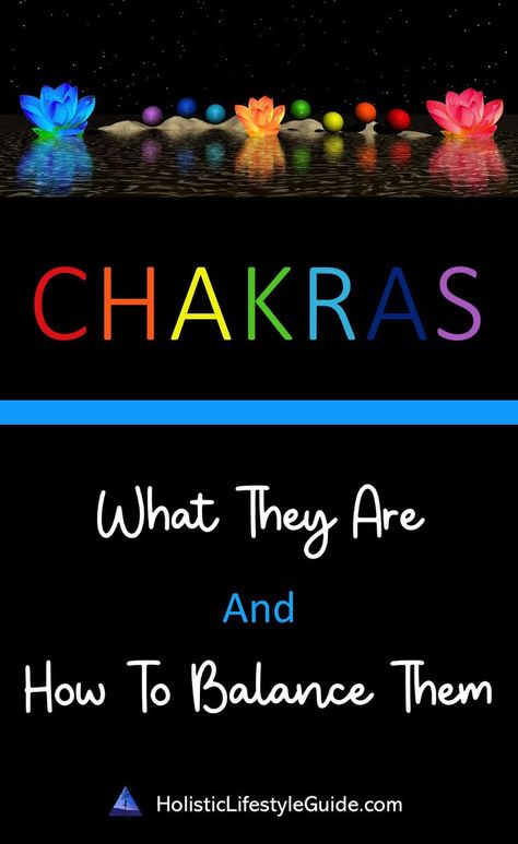 This is the ultimate beginners guide to the chakras! In this article, you'll learn what chakras are and how to balance them. Most people have heard of the seven chakras, but there are actually many more. Depending on the source, there is generally agreed to be 114 total. But for the sake of simplicity (and since this is just a beginners guide), I will cover the seven main ones. I'll give you helpful tips for balancing each chakra including yoga postures, crystals, oils, & wellness activities. What Are Chakras For Beginners, What Is A Chakra, Cleansing Chakras, 114 Chakras, Chakra Healing For Beginners, Aligning Chakras, Empath Energy, Chakras Explained, Chakra For Beginners