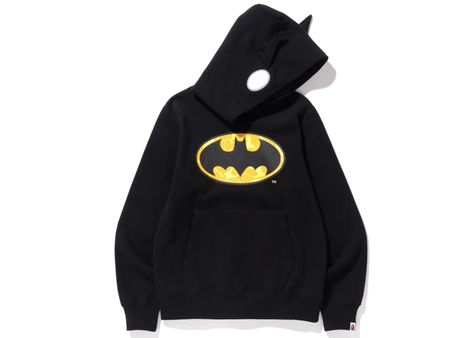 Men's BAPE x DC Batman Pullover Hoodie in Black Red Camo, Batman And Superman, Tomorrow X Together, Camo Colors, Hot Sneakers, Bathing Ape, Black Camo, A Bathing Ape, Jordan Retro