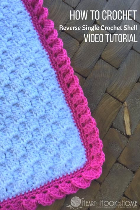 How to Crochet: Reverse Shell Crochet Border using Single Crochet http://hearthookhome.com/crochet-border-reverse-shell-using-single-crochet/?utm_campaign=coschedule&utm_source=pinterest&utm_medium=Ashlea%20K%20-%20Heart%2C%20Hook%2C%20Home&utm_content=How%20to%20Crochet%3A%20Reverse%20Shell%20Crochet%20Border%20using%20Single%20Crochet Crochet Blanket Edging Free Pattern, Crochet Pouches, Crochet Edging Pattern, Crochet Blanket Border, Border Stitch, Crochet Bears, Crochet Blanket Edging, Reverse Single Crochet, Crochet Border Patterns