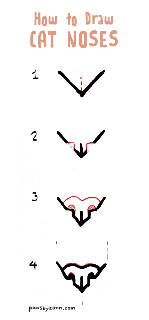 Get Zann's complete tutorial on how to draw cat noses from the side, top, bottom and 3/4 view at https://www.pawsbyzann.com/ultimate-guide-cat-noses/ Animal Front View, Pet Drawing Reference, Cat Drawing Side View, Animal Noses Drawing, Cat Face Anatomy, Noses From The Side, How Draw Cat, Cat Side Profile Drawing Reference, Cat Front Profile