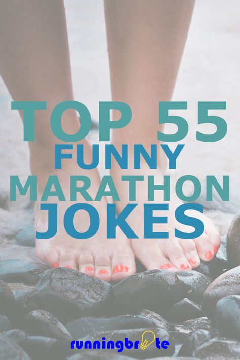 Running a marathon is no easy task. Sometimes the best way to help you get through it is through laughter. Check out the top 55 marathon jokes. #marathon #jokes #humor #running #runner #run Fitness Humor Hilarious, Summer Jokes, Body Facts, Running Posters, Human Body Facts, Running A Marathon, Fitness Humor, Jokes Humor, Running Jokes