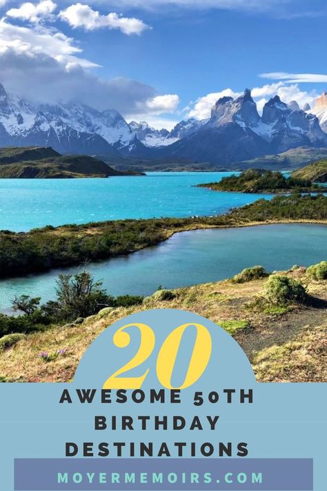 20 Awesome Ideas to plan a perfect 50th birthday trip. These ideas are from travel content creators & they know their stuff. Top ideas for 50th birthday trips / 50th birthday party trips / milestone vacations / birthday party vacations / 50th birthday celebration / top birthday vacations / birthday vacation stories / inspirational trips / what to do on your 50th birthday / birthday trip gifts / 20 places to go for your birthday / places to go for 50th birthday / 50th birthday trip ideas trav Best Places To Celebrate 50th Birthday, Things To Do For Your 50th Birthday, 50th Birthday Weekend Ideas, Birthday In Europe, 60th Birthday Trip Ideas, 50th Birthday Vacation Ideas, 50th Bday Ideas, Birthday Places To Go, 50th Birthday Trip Ideas