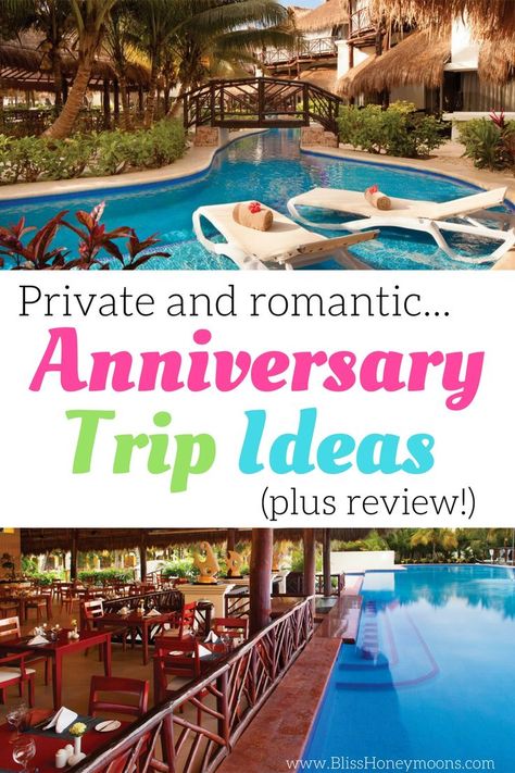 Beautiful review of El Dorado Casitas Royale, looks like this couple enjoyed a 5 year anniversary there and gave it a perfect 10. Wow, sounds like a place I've gotta see! Private and romantic indeed...great anniversary trip ideas and review courtesy of the Bliss Honeymoon team. Anniversary Trip Ideas, Romantic Anniversary Trips, Anniversary Destinations, 15 Year Anniversary, Honeymoon Planning, Romantic Anniversary, Destination Ideas, Sharing Economy, Beach Wedding Inspiration