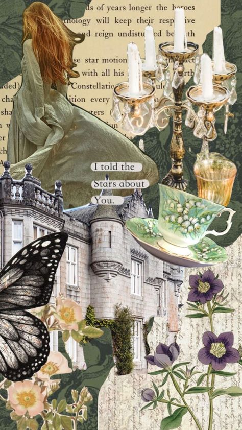 Fairytale Storybook Aesthetic, Fairytale Aesthetic Wallpaper, Fairytale Scrapbook, Fairytale Moodboard, Fairytale Collage, Storybook Aesthetic, Whimsical Collage, Whimsical Cottagecore, Aesthetic Collages