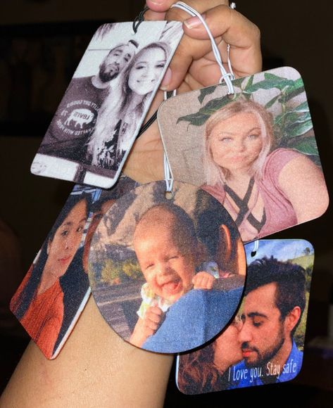 Car Freshies Diy With Picture, Sublimation Car Air Freshener, Air Fresh, Car Owner, 1 Year Anniversary Gifts, Camera Icon, Crafty Mama, Essential Oil Scents, Car Air Fresheners