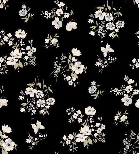 Ditsy Floral Pattern on Behance Ditsy Floral Pattern, Vintage Floral Backgrounds, Flower Print Pattern, Seamless Floral Pattern, Digital Borders Design, Popular Art, Pattern Vector, Floral Background, Christmas Wallpaper