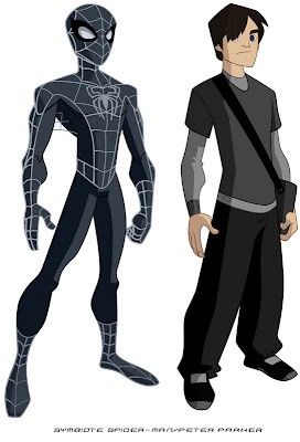 Spectacular Spiderman Black Suit, Spider Man Animated Series, Dr Octopus, Symbiote Spiderman, Daredevil Comic, Spiderman Suits, Spiderman Drawing, Spiderman Art Sketch, Super Suit