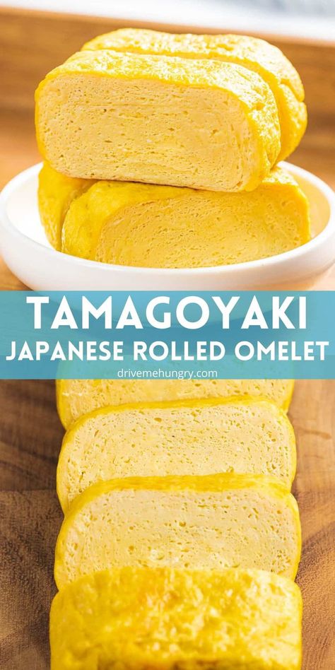 Tamagoyaki Recipe Easy, Traditional Japanese Food Recipes, Japan Breakfast, Tamagoyaki Pan, Tamagoyaki Recipe, Japanese Baking, Rolled Omelette, Dashi Stock, Japenese Food