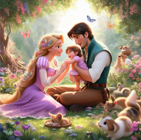 Mother Holding Baby, Funny Optical Illusions, Tangled Wallpaper, Disney Comics, Joe Black, Rapunzel And Eugene, Disney Princess Rapunzel, Disney Princess Artwork, Rapunzel Tangled