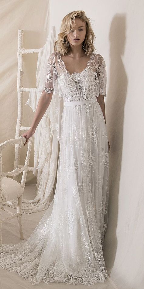 Lihi Hod Wedding Dress, Lihi Hod, Western Wedding Dresses, Wedding Dresses Uk, Beach Bridal Gown, Wedding Dress Guide, Wedding Dresses 2018, Boho Wedding Dress Lace, Stella York