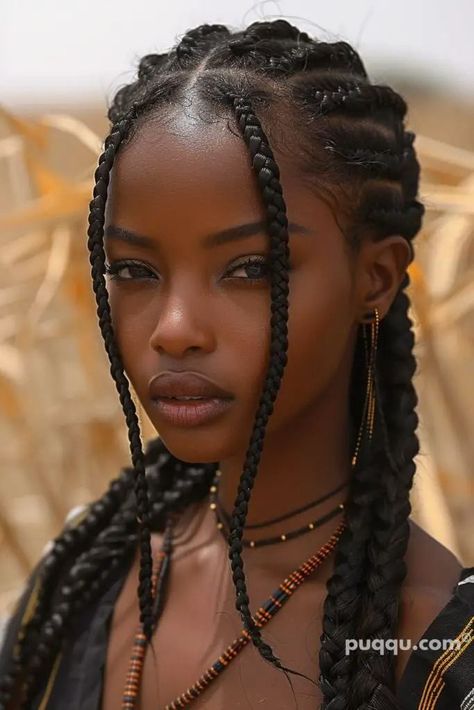 East African Hair, Cornrow Ideas, Woman With Braids, Afro Bohemian, Braiding Ideas, Κούρεμα Bob, Braids Styles, Braided Bun Hairstyles, Fishtail Braid