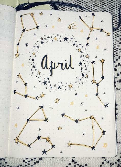 Journal April, April Bullet Journal, Bullet Journal Month, Bullet Journal 2020, Bullet Journal 2019, Bullet Journal Notes, Kraf Diy, Bullet Journal Mood, Bullet Journal Aesthetic