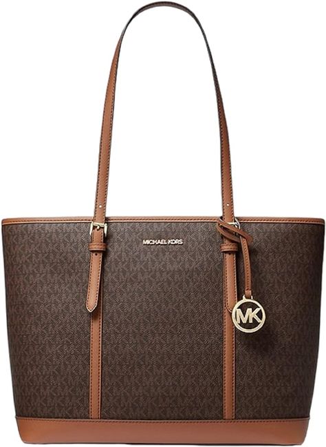 Amazon.com: Michael Kors Jet Set Travel Large Tote Bag : Clothing, Shoes & Jewelry Blush Clothing, Logo Tote Bag, Kitenge, Kors Jet Set, Large Tote Bag, Large Tote, Michael Kors Jet Set, Jet Set, Shoes Jewelry