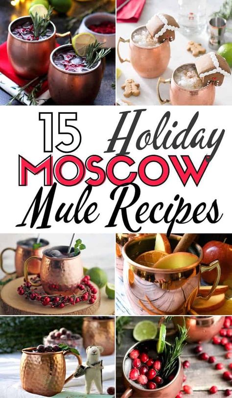 Christmas Drinks Moscow Mule, Christmas Mule Recipe, Winter Moscow Mule, Christmas Moscow Mule Recipe, Winter Mule Cocktail, Mule Drink Recipes, Christmas Moscow Mule, Holiday Moscow Mule, Holiday Mule