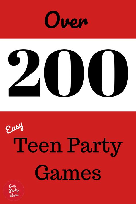 Over 200 Easy Teen Party Games!  | Easy Party Ideas and Games #teenpartygames #partygames #easypartyideas Masquerade Party Games, Post Prom Games, Party Bus Games, Relay Games For Kids, Prom Games, Party Ideas Activities, Easy Party Ideas, Girls Party Games