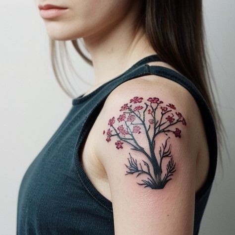 Tree Tattoo for shoulder - Creative Tattoo Ideas Shoulder Tattoos For Women, Environmental Awareness, Tree Tattoo, Creative Tattoos, Shoulder Tattoo, Tattoos For Women, Nature Inspiration, Tattoos, Beauty