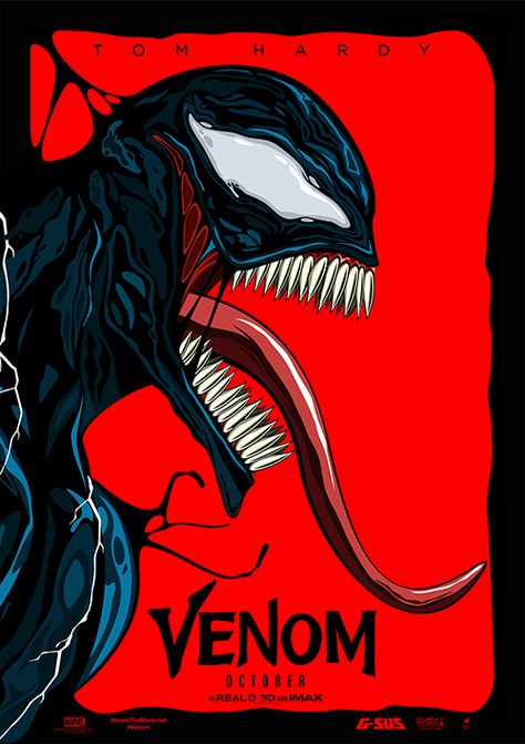 Letterboxd Posters, Venom Poster, Sus Art, Art Alternative, Venom Marvel, Venom Movie, Venom Art, Spiderman Drawing, 3d Art Drawing