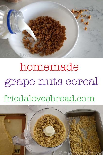 Diy Cereal Recipe, Home Made Cereal Recipes, Homemade Cornflakes, Cereal Recipes Homemade, Grape Nuts Cereal, Snacks Homemade, Wheat Berry, Homemade Cereal, Grape Nuts