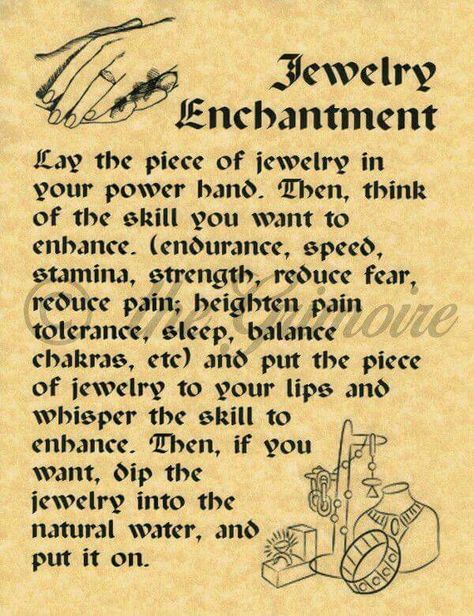 Enchanting Jewelry Spell, Jewelry Enchantment Spell, Enchant Jewelry Spell, How To Enchant Jewelry Witchcraft, Enchanting Jewelry Witchcraft, Jewelry Spells, Spells For Beginners, Real Witches, Wiccan Magic